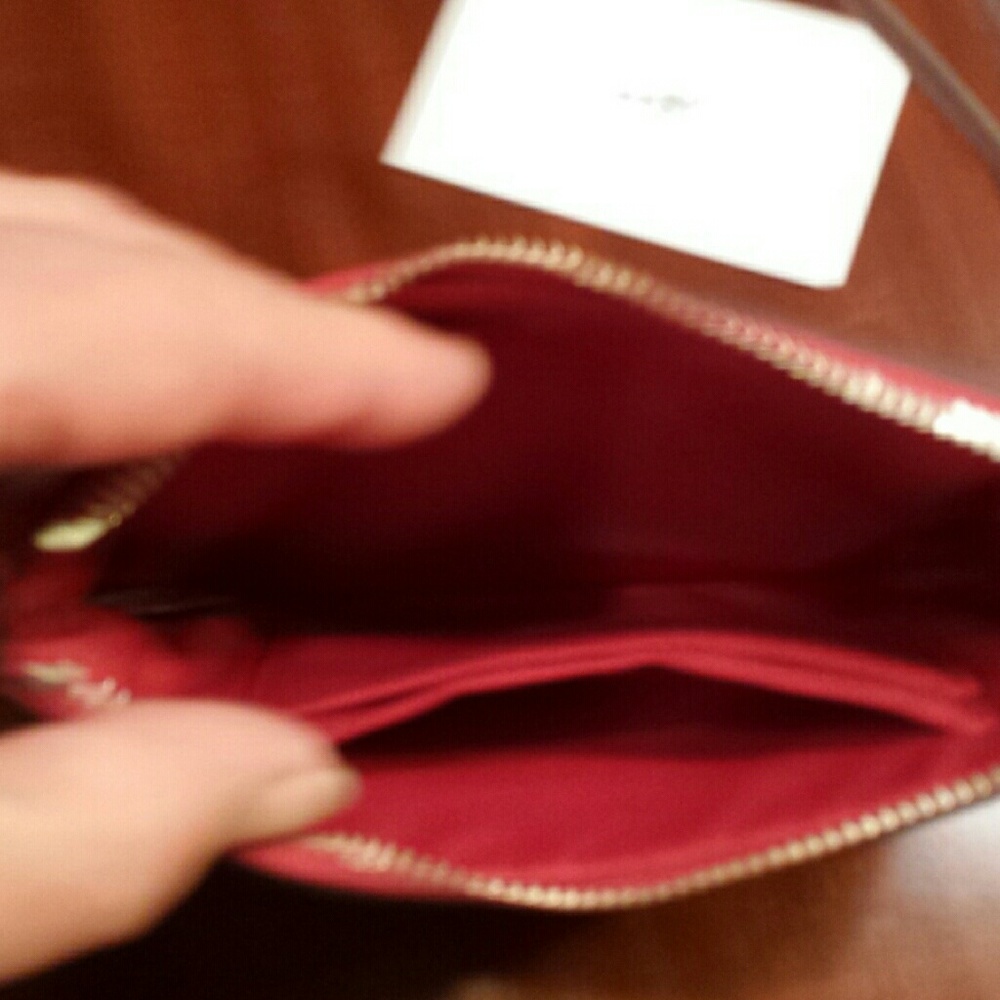 Coach NWT Red Wristlet.. - Picture 2 of 3